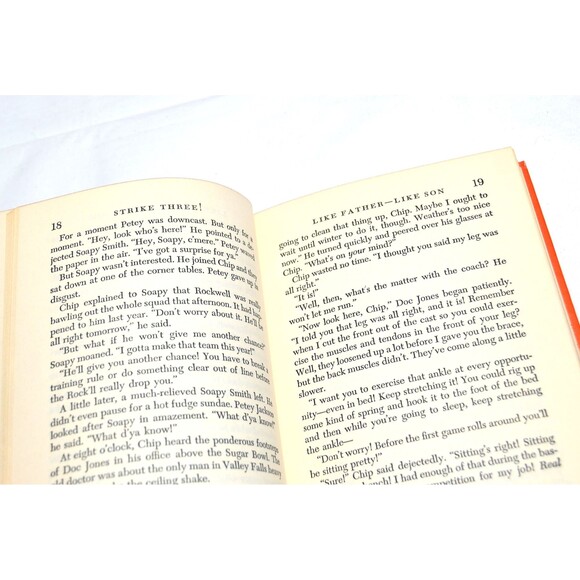 Vintage Book Baseball Strike Three 1949 Collectible - Picture 3 of 6